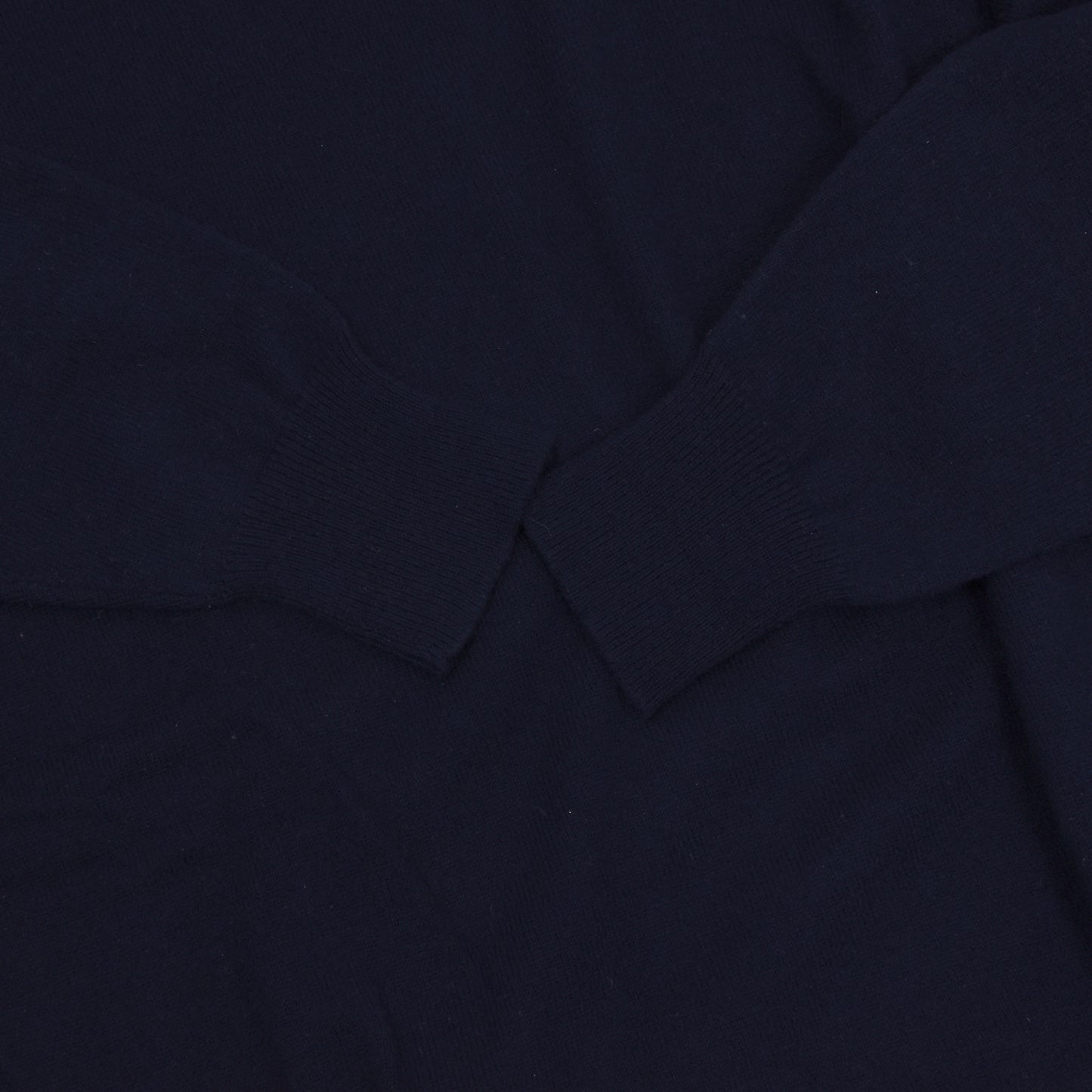 Anonymer Rollkragenpullover aus 100 % Kaschmir Größe XL - Marineblau