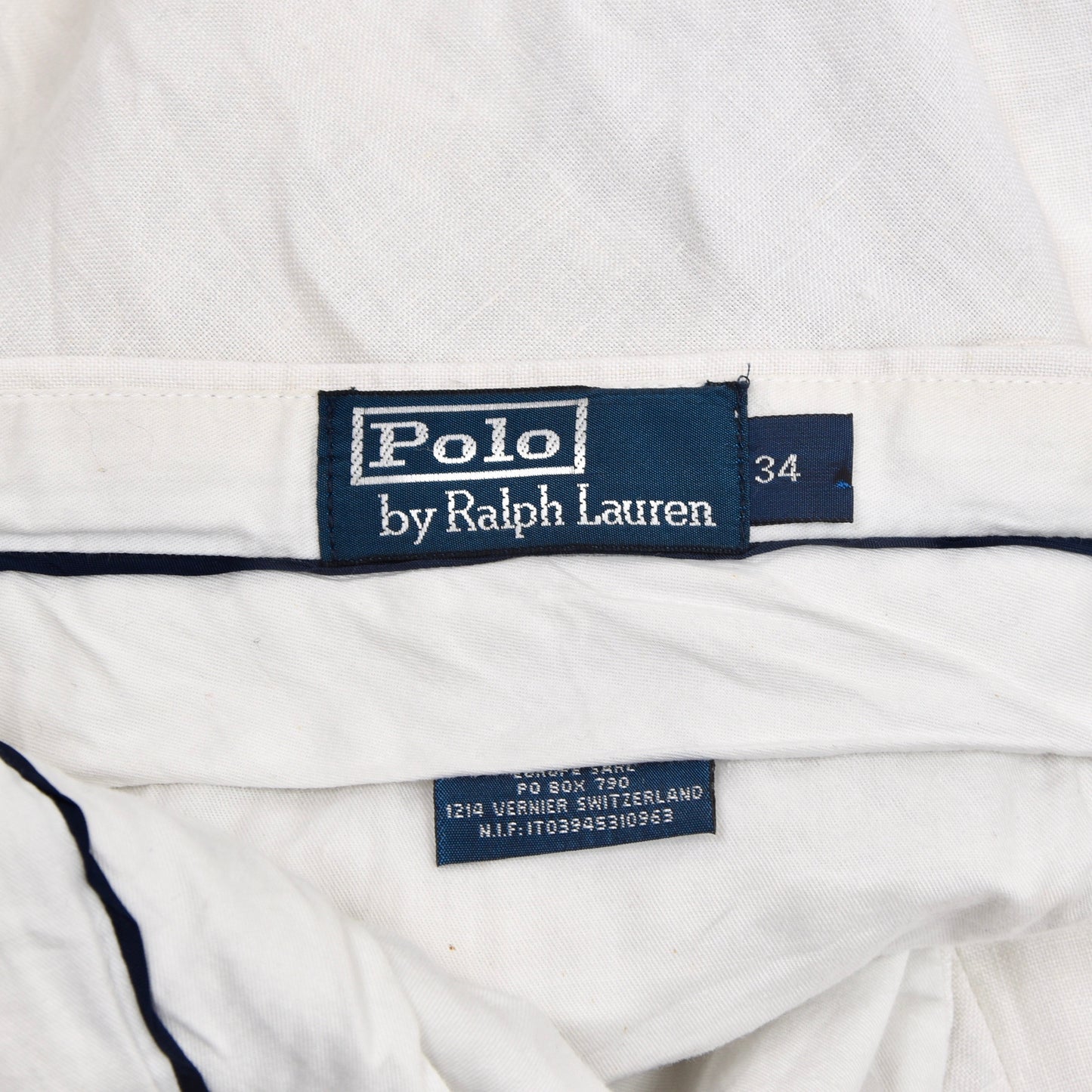 Polo Ralph Lauren 100% Linen Pants Size 34 - White