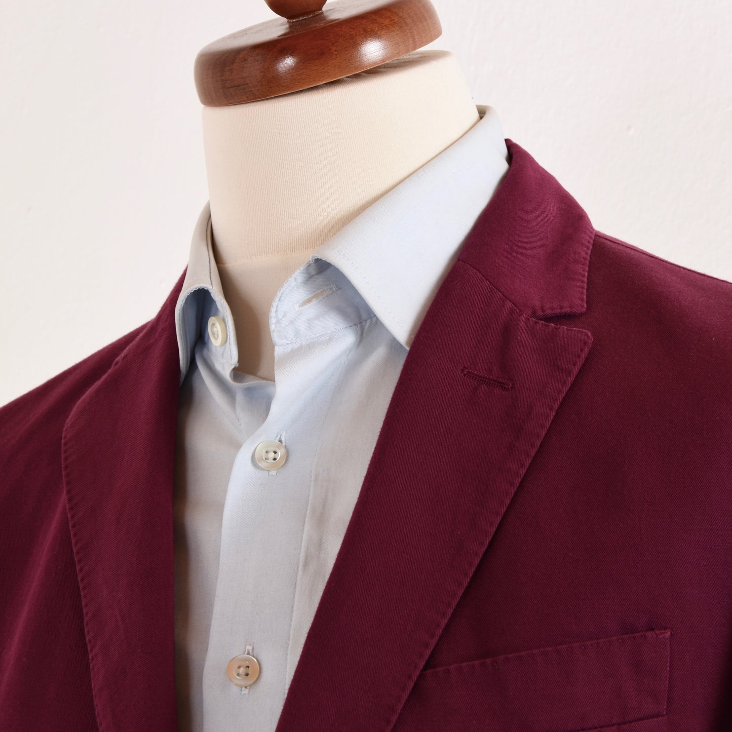 Burberry London Cotton/Linen Jacket Size 52 - Bright Plum