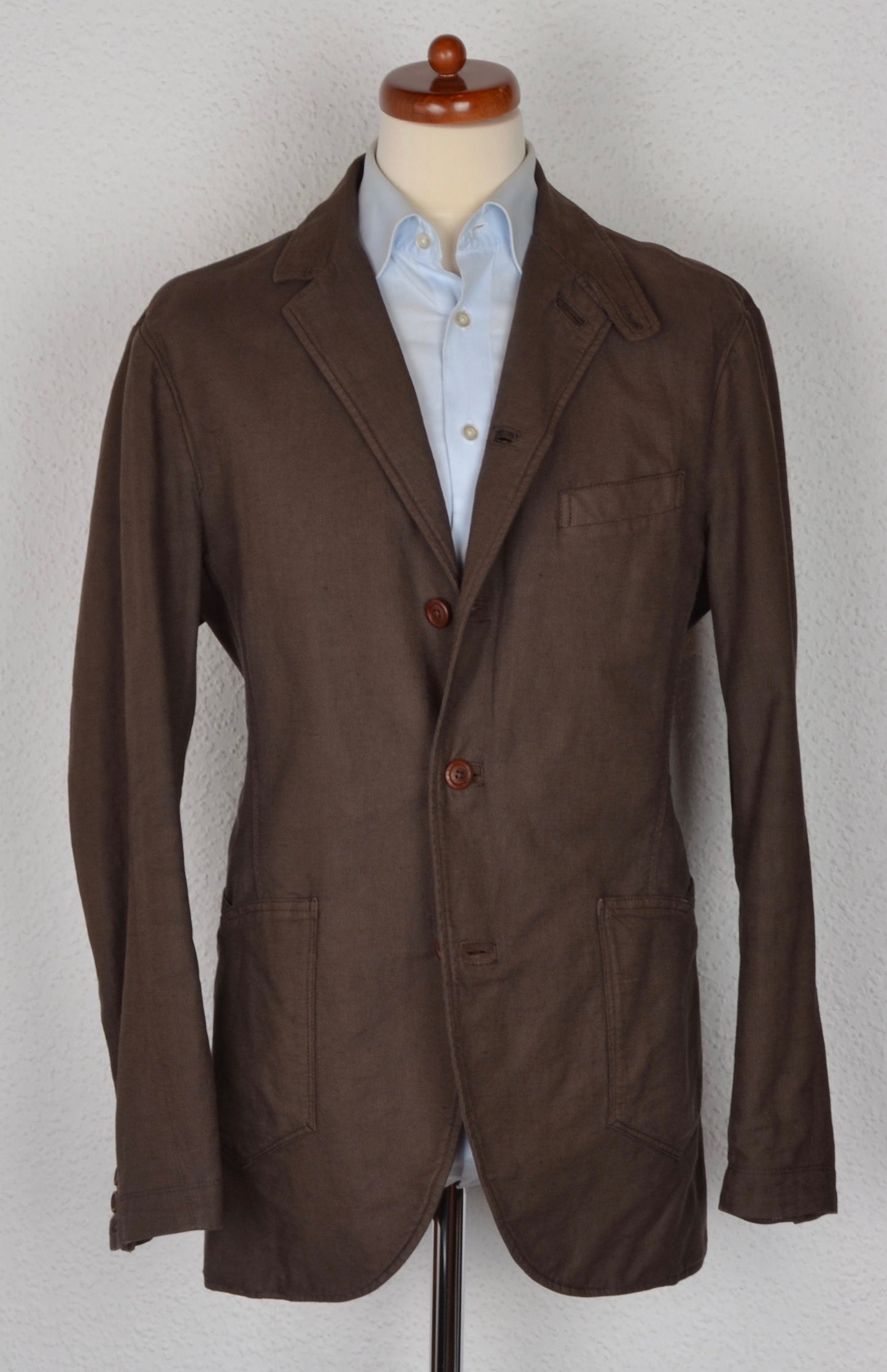 Annisej Life Cotton Linen Jacket Size 52 - Brown
