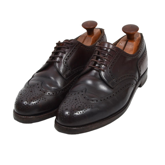 Alt Wien x Crockett & Jones Shell Cordovan Shoes Size 7E - Burgundy