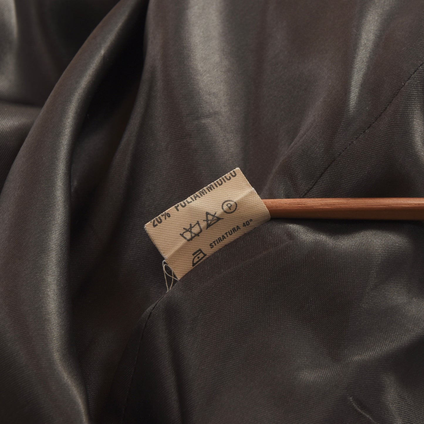 Franco Ancona Herringbone Coat Size 56 - Black & White