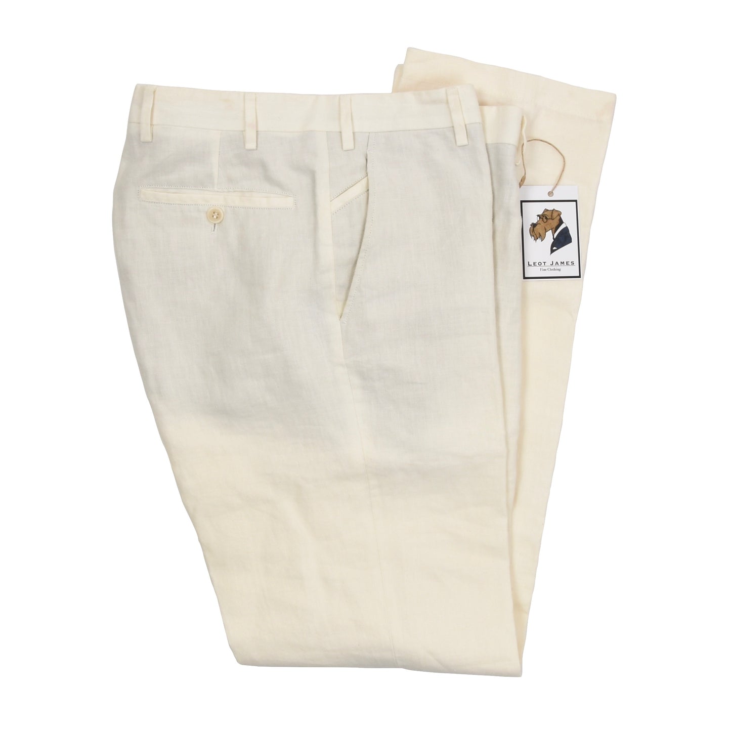 Loro Piana Linen Pants Size 46 - Cream