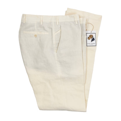 Loro Piana Leinenhose Größe 46 - Creme