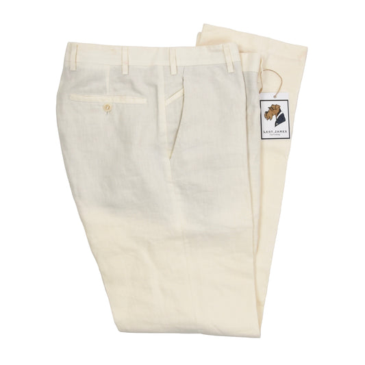 Loro Piana Leinenhose Größe 46 - Creme