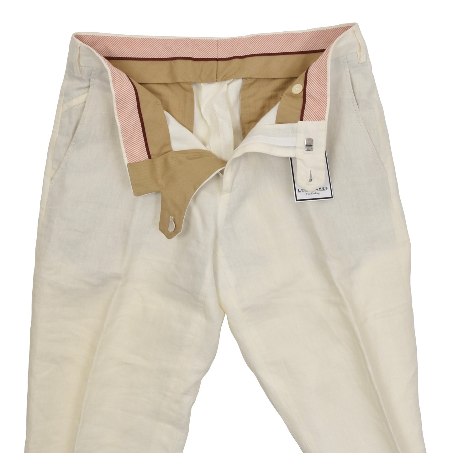 Loro Piana Linen Pants Size 46 - Cream