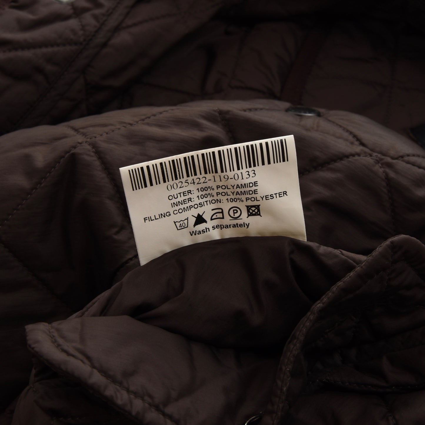 Barbour Richmond Sportsquilt Quilted Jacket Size L - Brown