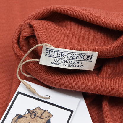 Peter Geeson Rollkragenpullover aus Wolle Größe 56 - Orange