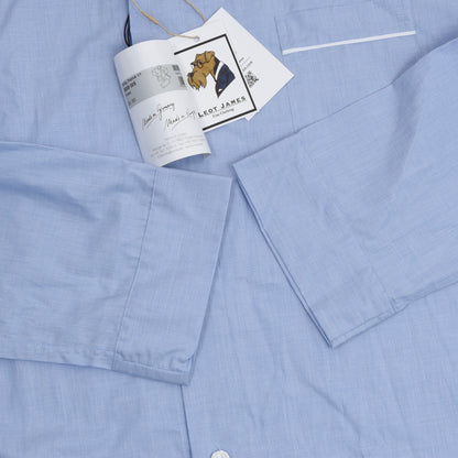 Neu mit Etikett Novila Baumwolle Pyjama Größe 60 - Blau