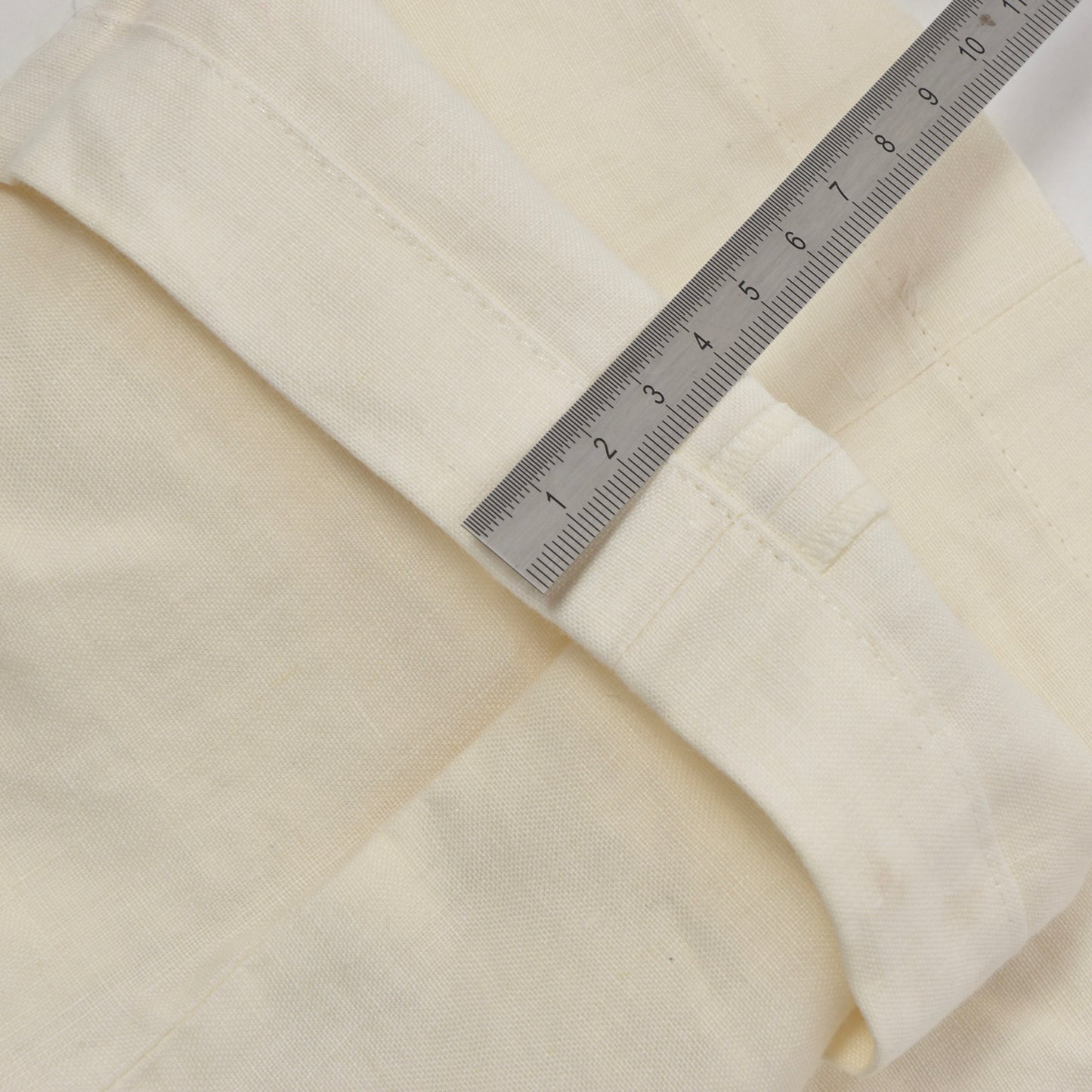 Loro Piana Linen Pants Size 46 - Cream