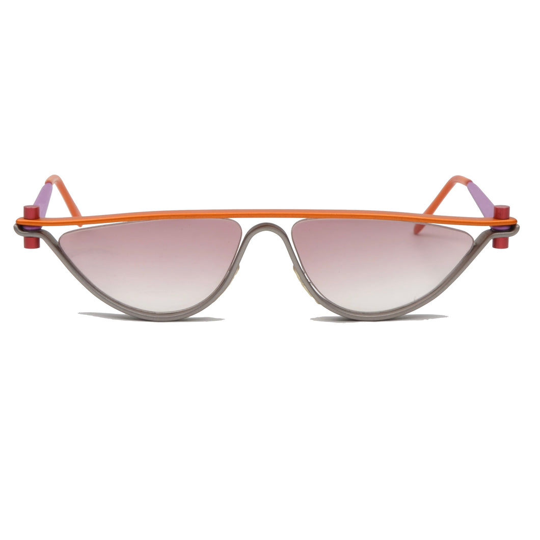 Gail Spence Design Sonnenbrille Nr. SIX 7600 - Orange & Grau