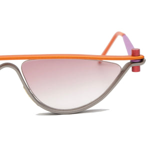 Gail Spence Design Sonnenbrille Nr. SIX 7600 - Orange &amp; Grau