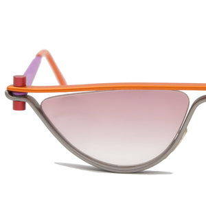 Gail Spence Design Sonnenbrille Nr. SIX 7600 - Orange &amp; Grau