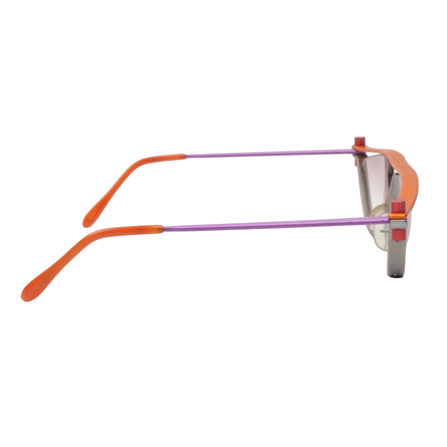 Gail Spence Design Sonnenbrille Nr. SIX 7600 - Orange &amp; Grau