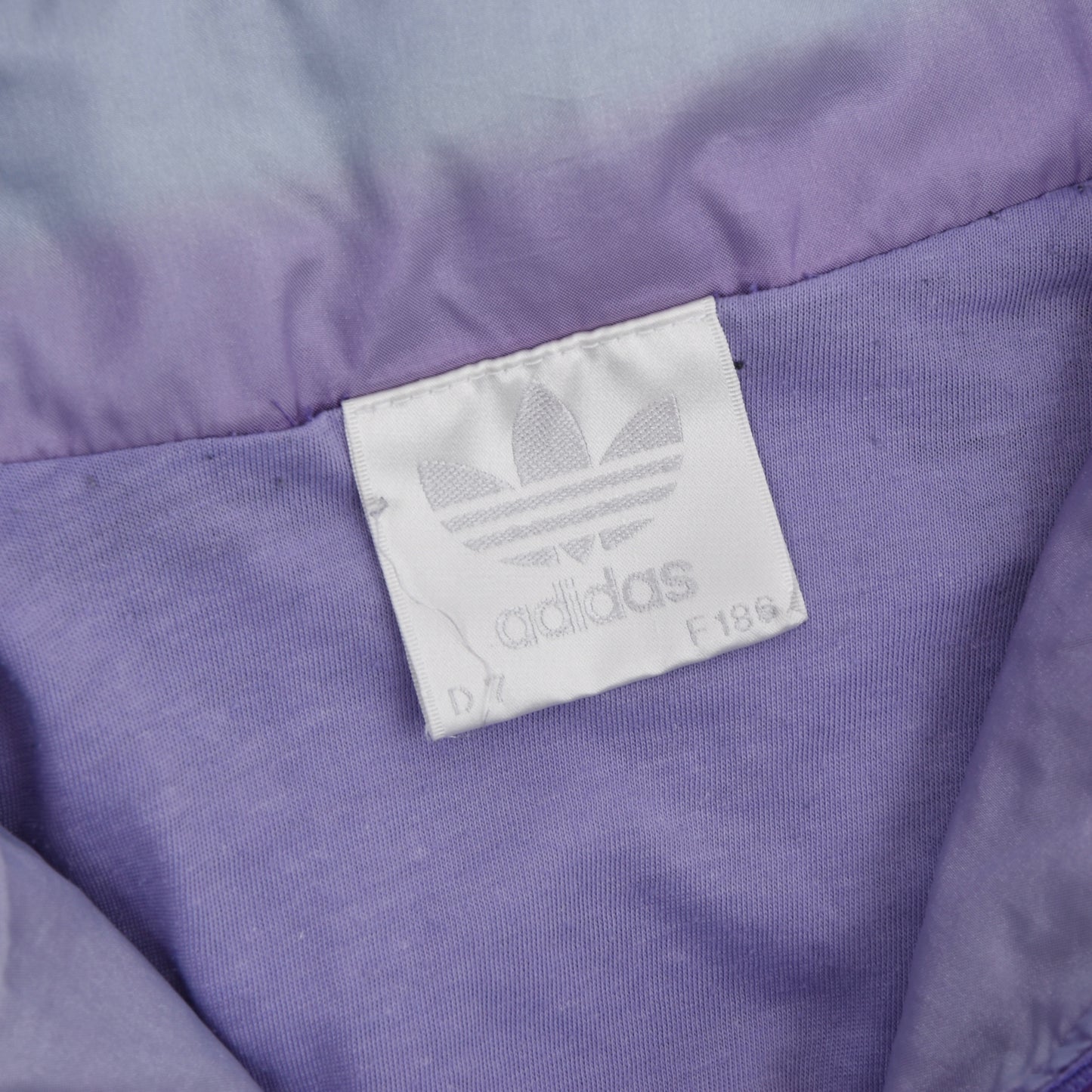 Vintage '90s Adidas Nylon Jacket - Black/Teal/Purple