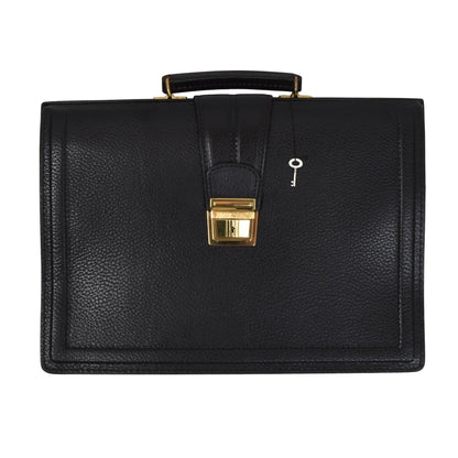 Josef Winkler Wien Leather Briefcase - Black