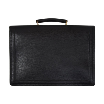 Josef Winkler Wien Leather Briefcase - Black