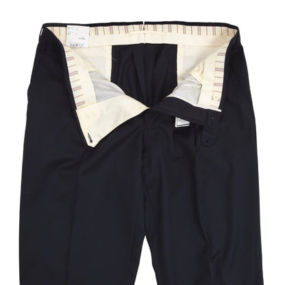 Ermenegildo Zegna Wool Pants Size 56 - Navy Blue