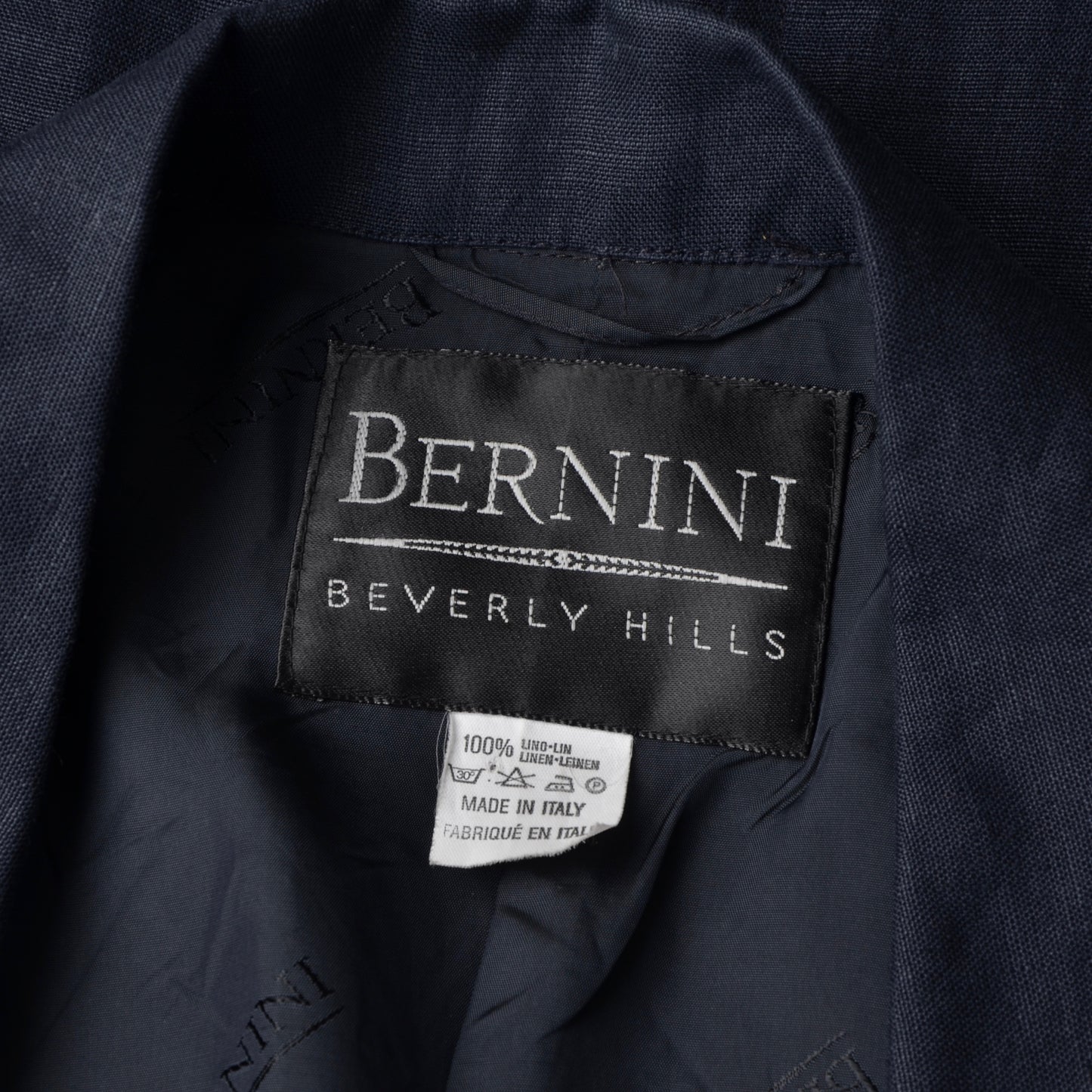 Bernini of Beverly Hills Leinenjacke - Marineblau