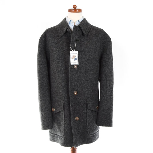 Traunsee Trachten Wool Coat Size 54 - Grey