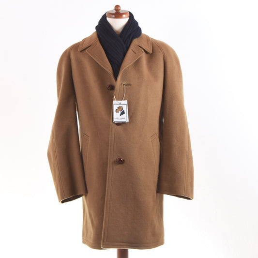 Vintage Crombie Wollmantel - Kamel/Tan