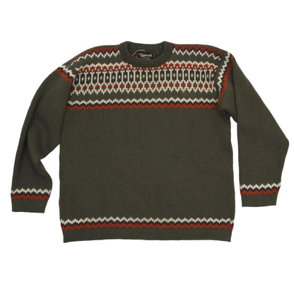 Navrik Norwegian Wool Sweater Size - Green