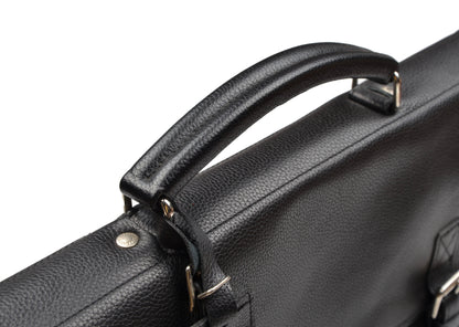 Longchamp Paris Softsided Leather Briefcase - Black