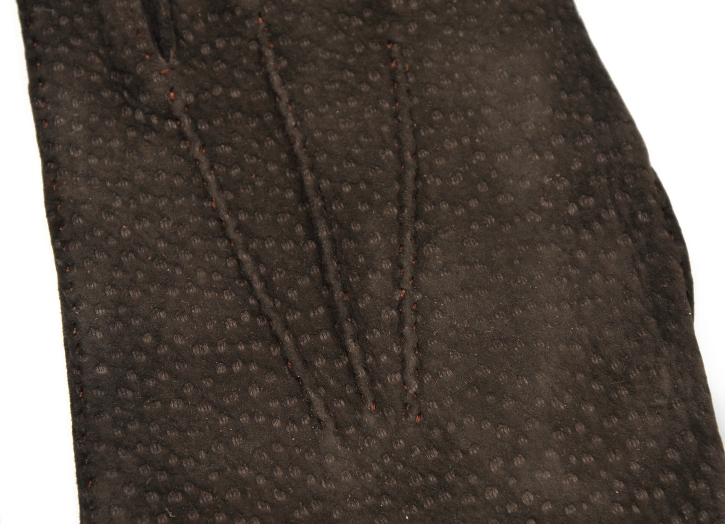 Ungefütterte Carpinchos Wildlederhandschuhe Größe 9 - Schokolade