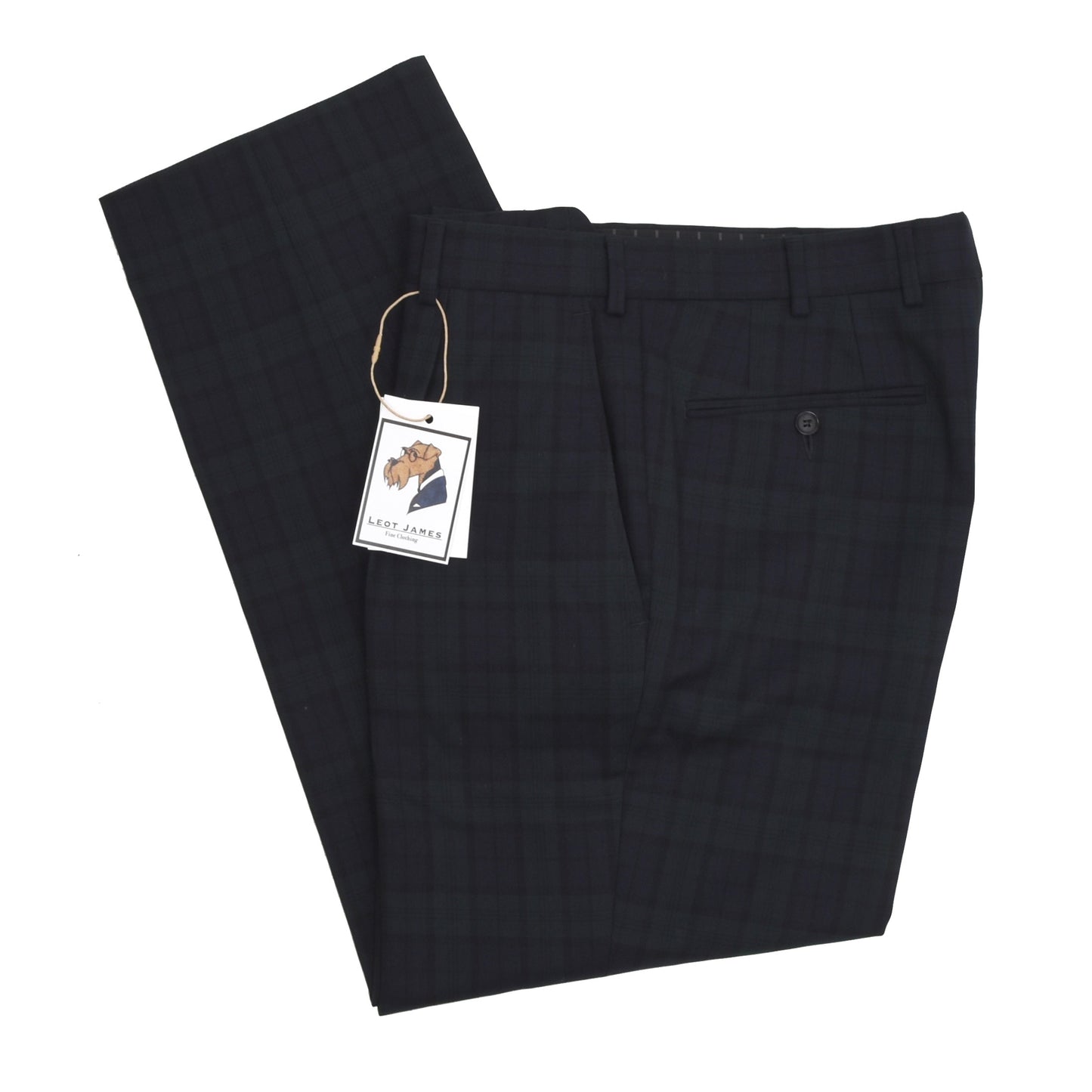 House of Gentlemen Wool Pants Size 46 - Blackwatch