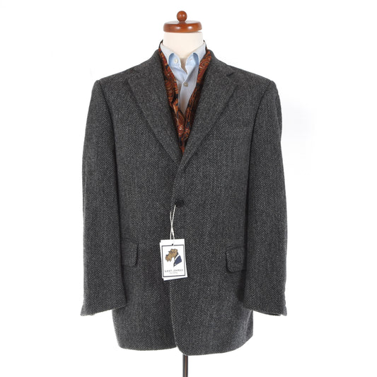Mario Barutti Harris Tweed Jacket Size 25/S40 - Grey