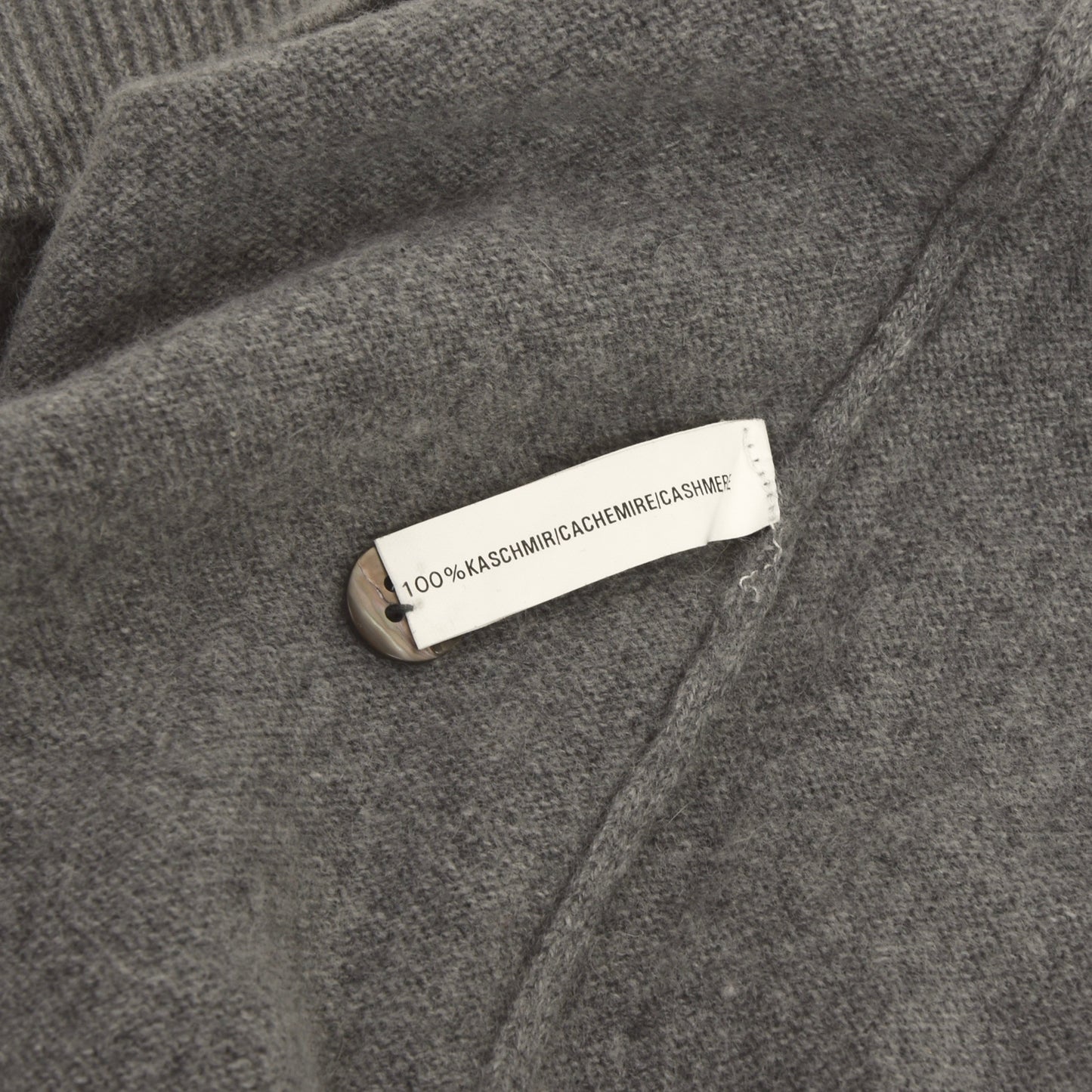 Benny Goodman 100% Cashmere Polo Sweater Size 54 - Grey
