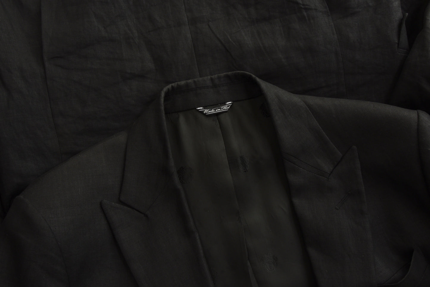 Vintage Gianni Versace Couture Formal Jacket Size 50 - Black