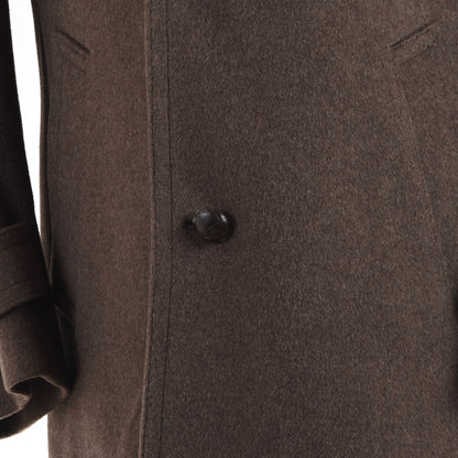 Tyrolana Wool Overcoat Size 48  - Brown