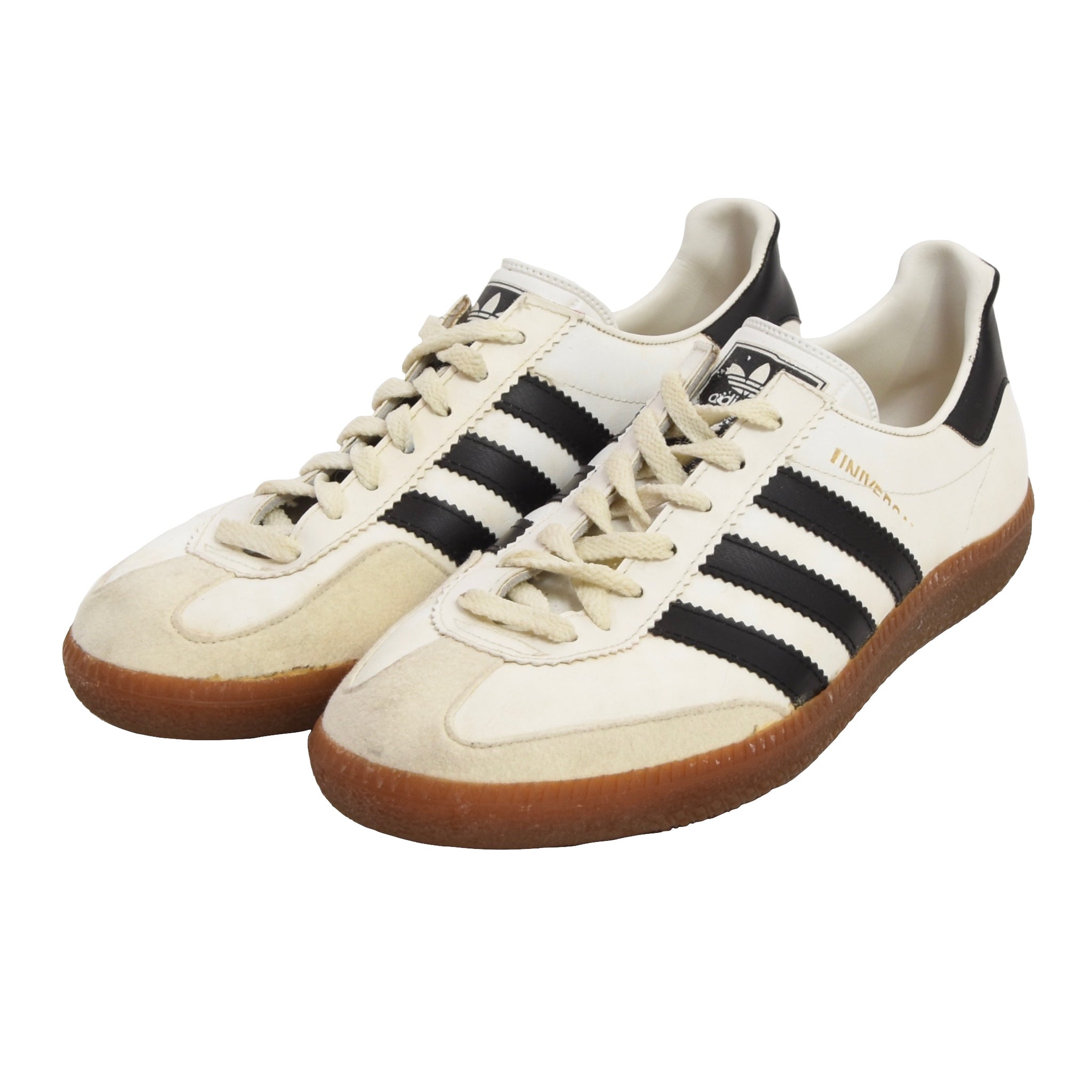 Afstudeeralbum Geavanceerd meten Vintage Adidas Universal Sneakers Made in West Germany Größe 6,5 - wei –  Leot James