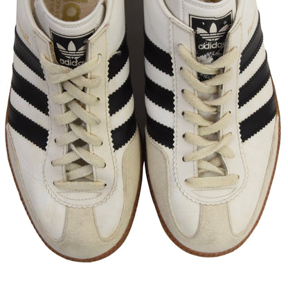 Vintage Adidas Universal Sneakers Made in West Germany Größe 6,5 - weiß/schwarz