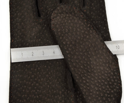 Ungefütterte Carpinchos Wildlederhandschuhe Größe 9 - Schokolade