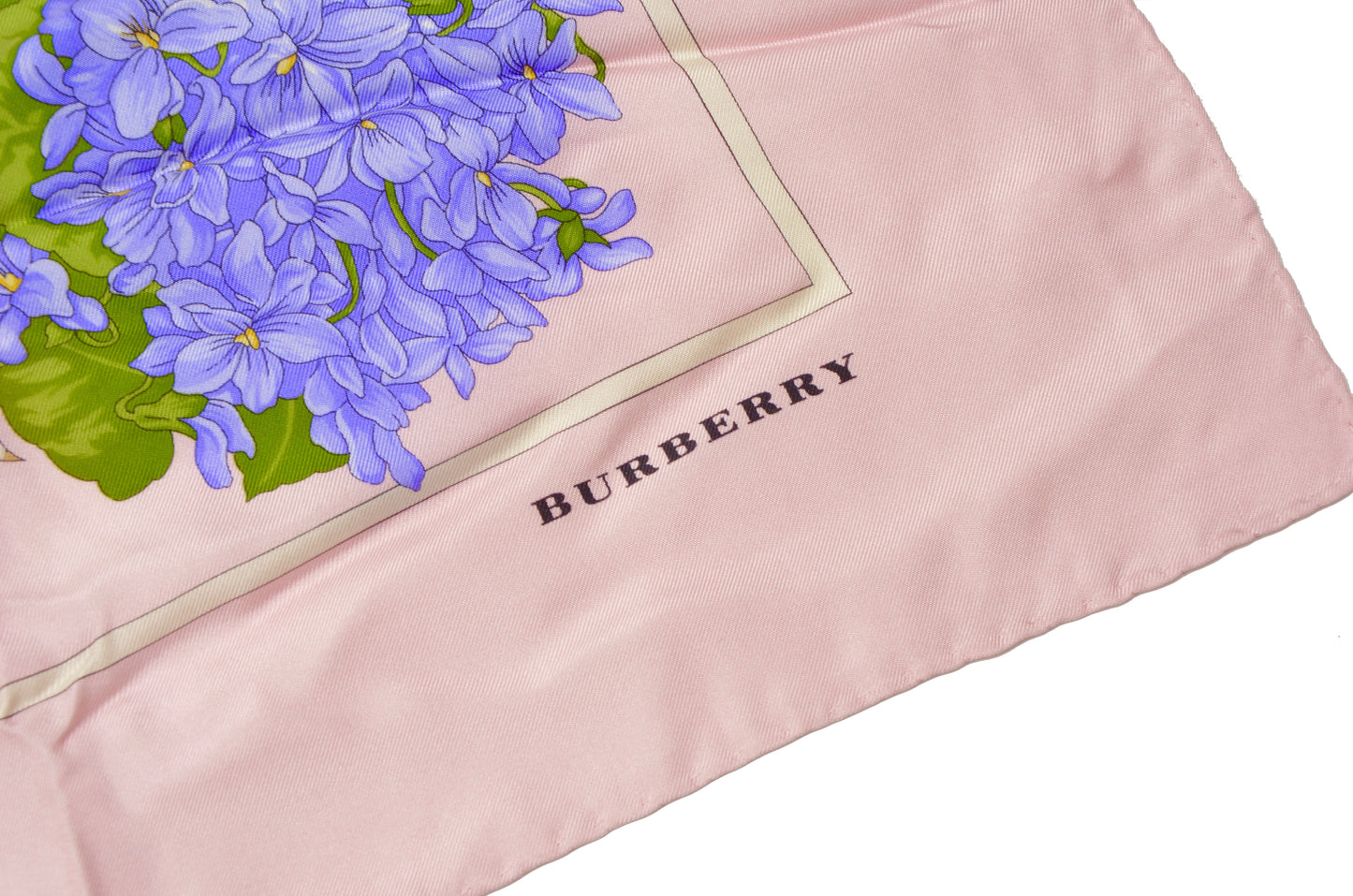 Burberry London Bedruckter Seidenschal - Pink