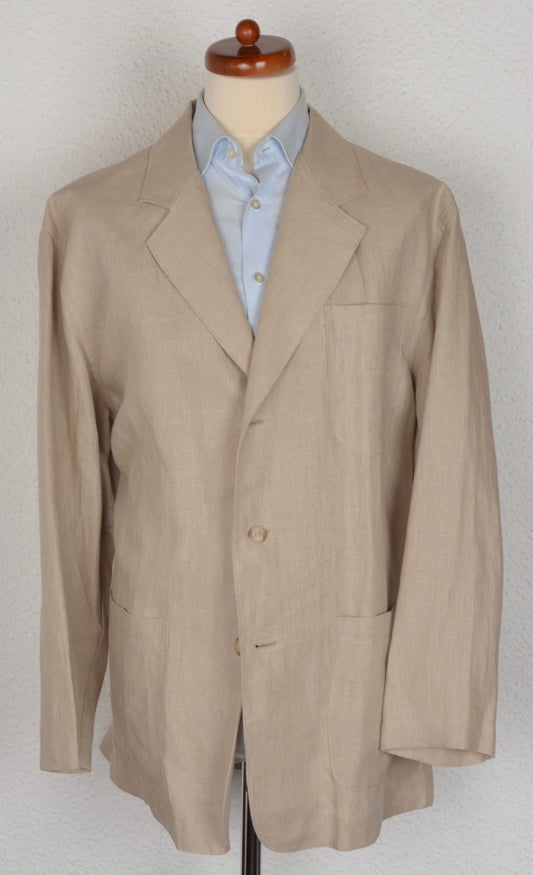 Bernini of Beverly Hills Linen Jacket - Sand