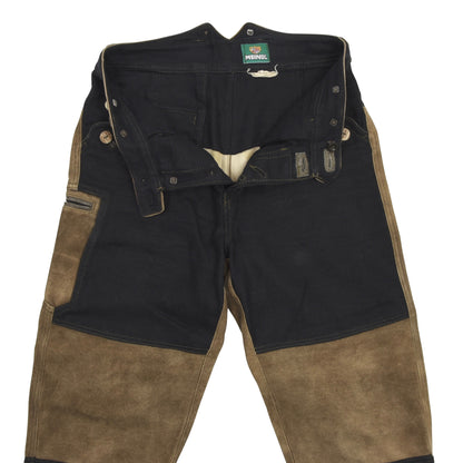 Meindl Leather & Linen Pants Size 48
