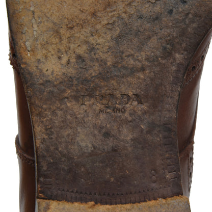 Prada Schuhe Leder Größe 8 - Braun