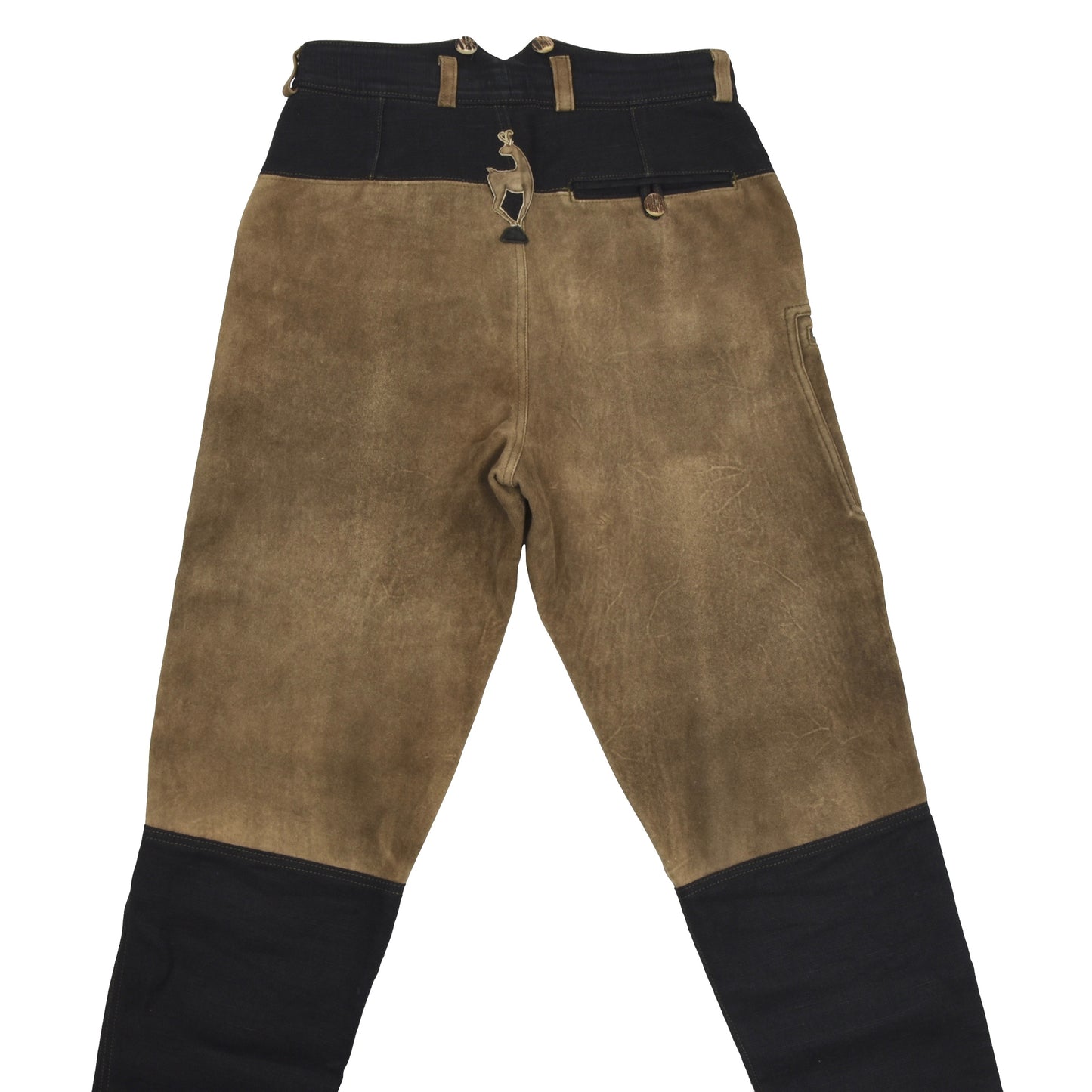 Meindl Leather & Linen Pants Size 48