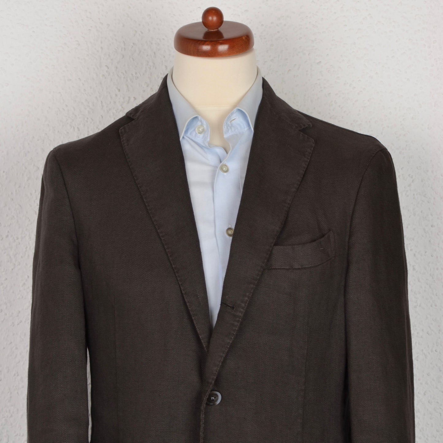 Boglioli COAT Linen Jacket Size 48 - Brown