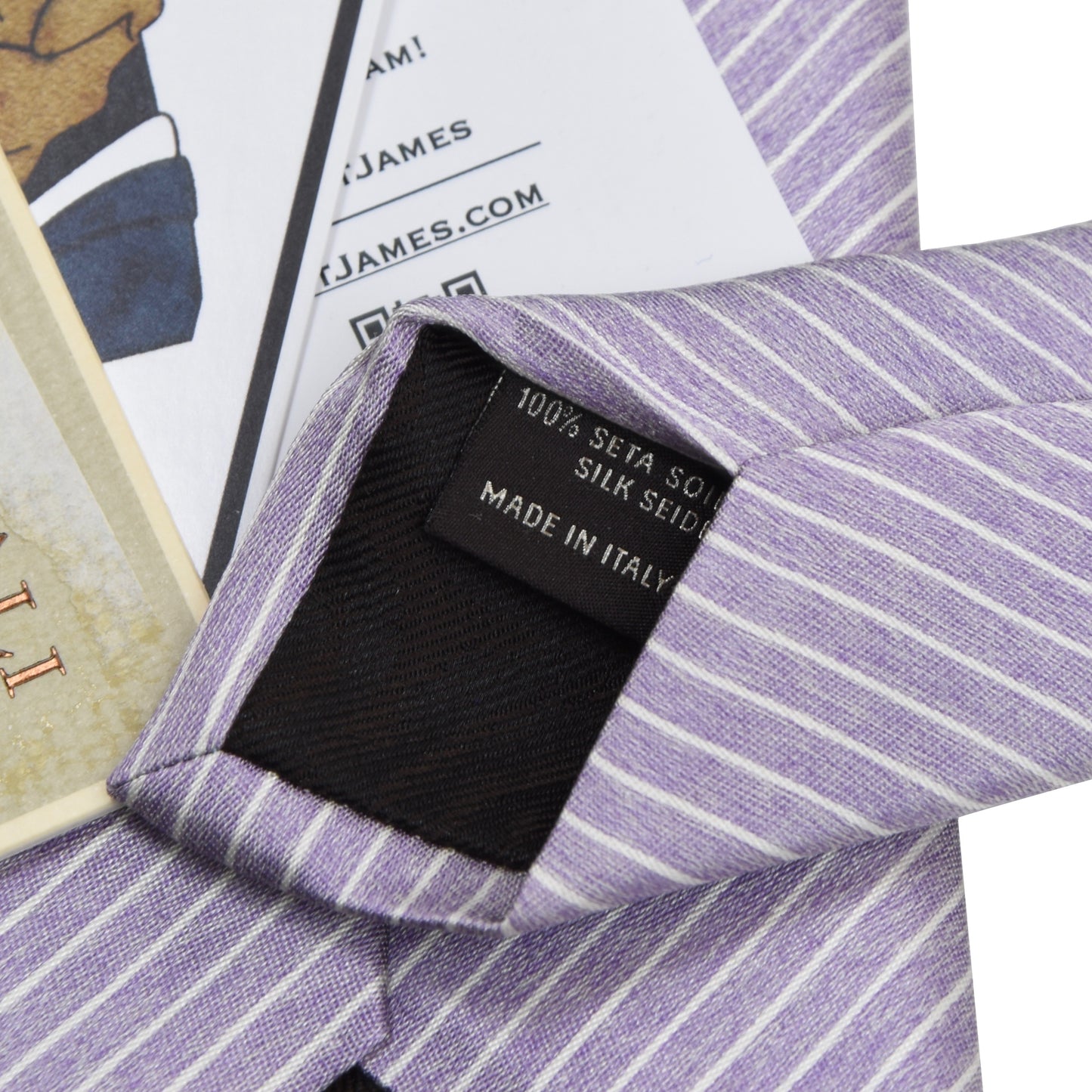 NWT Canali Silk Tie - Lavender