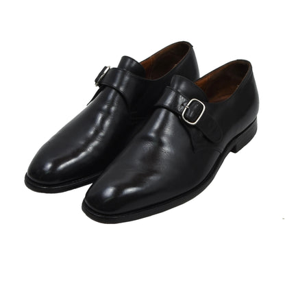 Vintage Church's Single Monk Strap, Größe 7F - Schwarz