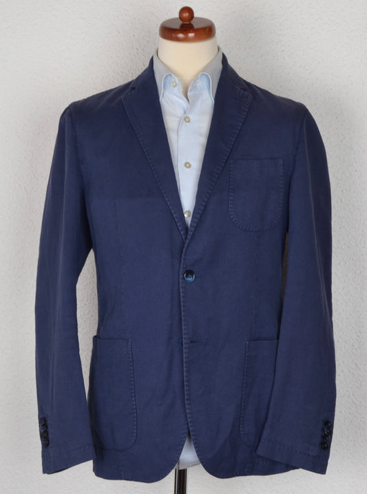 Eddy Bros. x Lubiam Linen/Cotton Jacket Size 48 - Blue