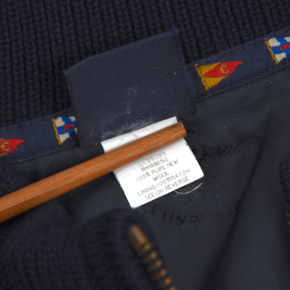 Paul & Shark Yachting Knit Wool Jacket Size 3XL - Navy Blue