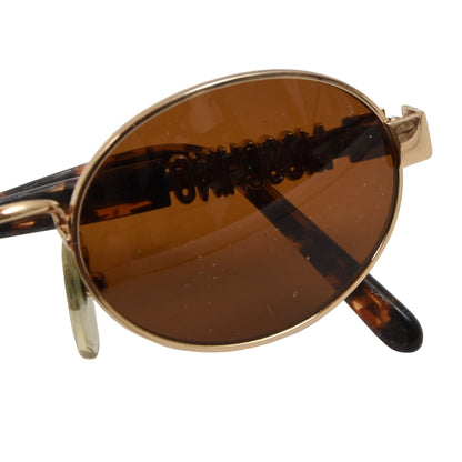 Moschino x Persol MM523 Spellout Sunglasses - Gold & Tortoise