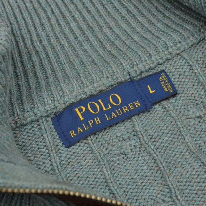 Polo Ralph Lauren 100% Tussah Silk Pullover Size L - Green