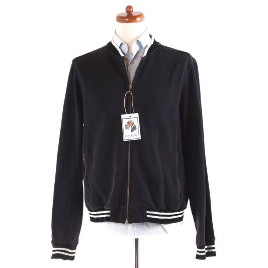 Dries Van Note Varsity Style Jacke Größe L – Marineblau