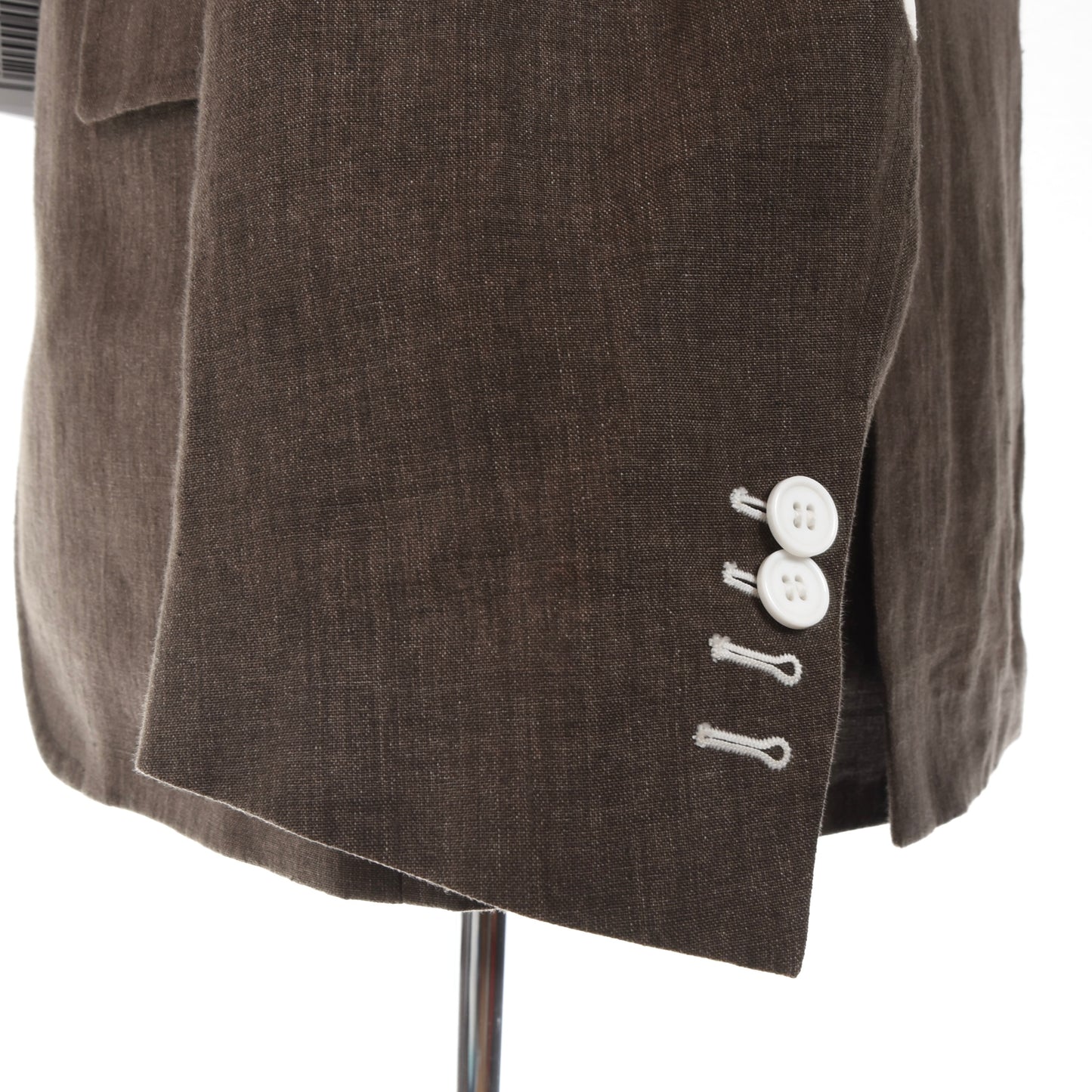 Sartoria Veneta 100% Linen Jacket Size 54 - Brown